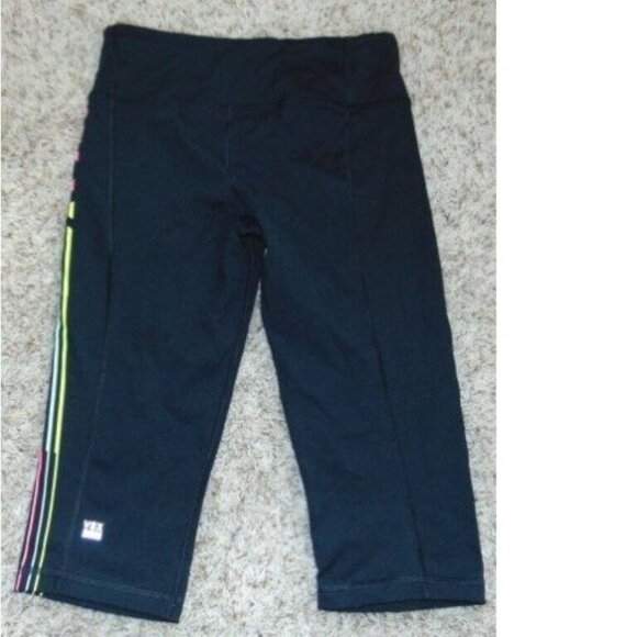 Womens Victorias Secret Sport VSX Capris Medium Black Elastic Waist Leggings - Picture 5 of 5